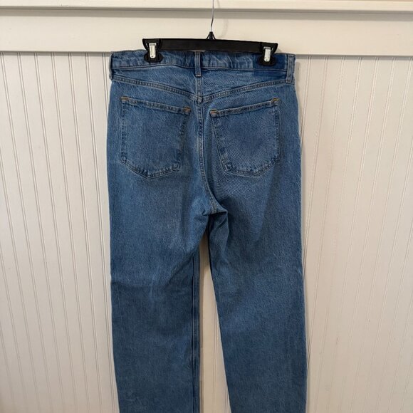 Abercrombie & Fitch High Rise 90s Relaxed Jean (Medium Marble - Size 31 LONG) - Picture 4 of 4